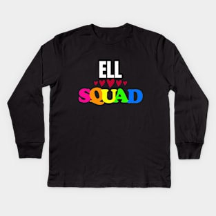 ELL Squad Kids Long Sleeve T-Shirt